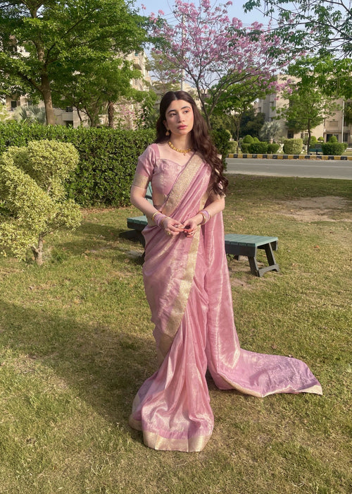 Gul- Tissue Silk Saari