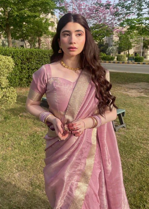 Gul- Tissue Silk Saari
