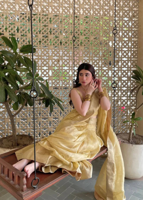 Sona-Tissue silk saari