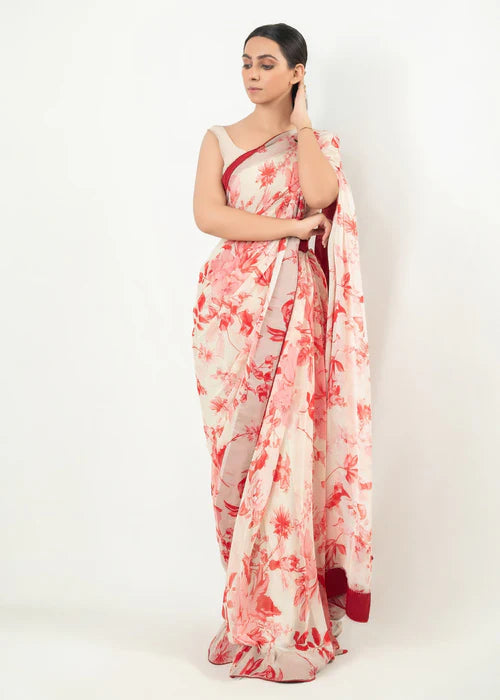 Shafoon Printed Sari