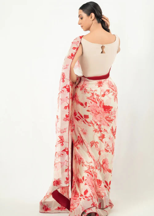 Shafoon Printed Sari