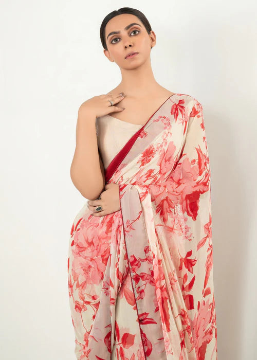 Shafoon Printed Sari