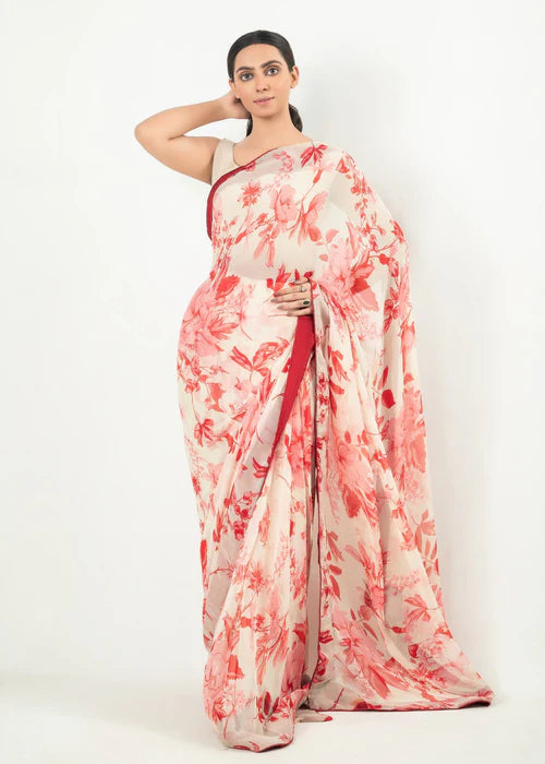 Shafoon Printed Sari