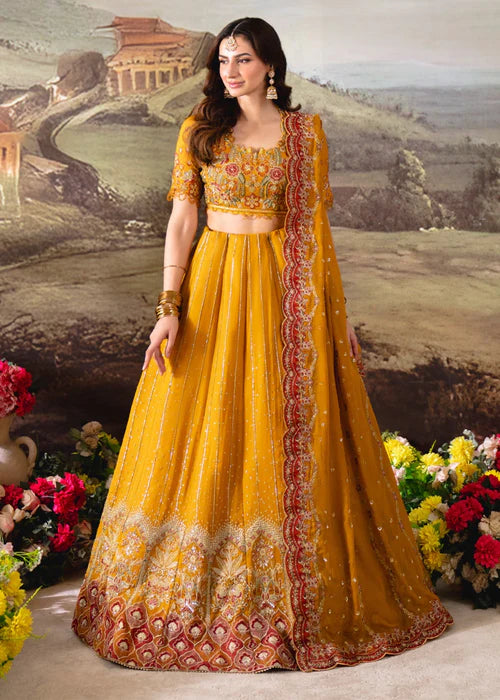 Mahndi Lehenga