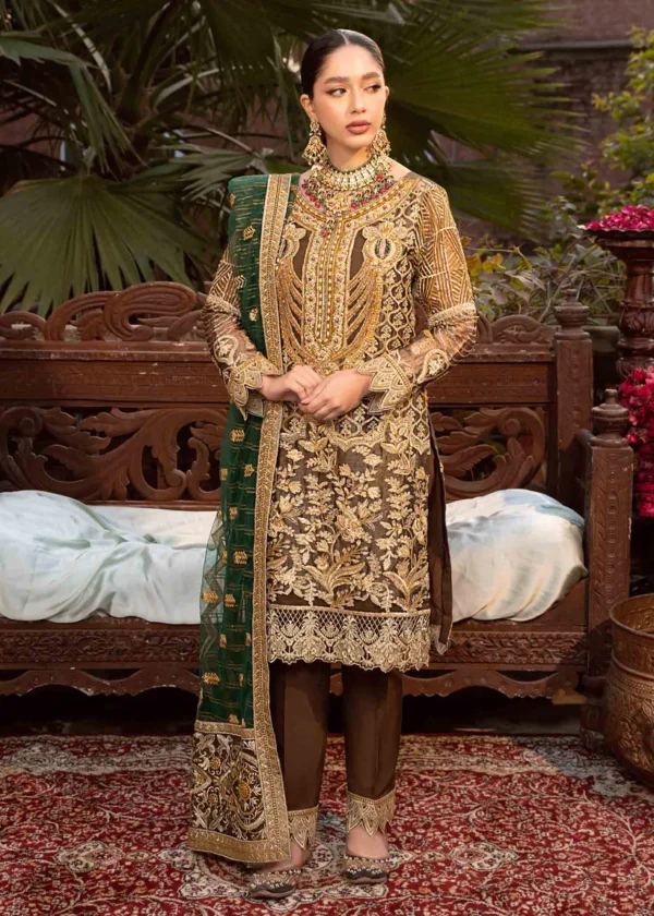 3 Piece Suit With Shafoon Dupata - Image 4