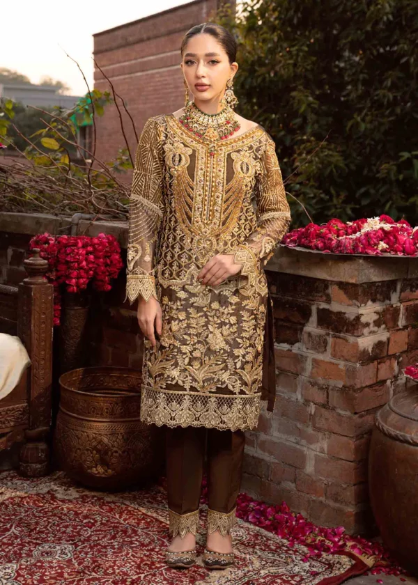 3 Piece Suit With Shafoon Dupata - Image 5