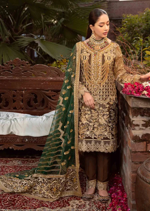 3 Piece Suit With Shafoon Dupata