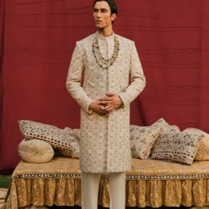 "OFF WHITE" SHERWANI