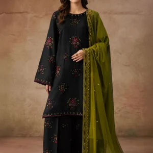 Chaudhary Arts Laira Embroidered 3 piece